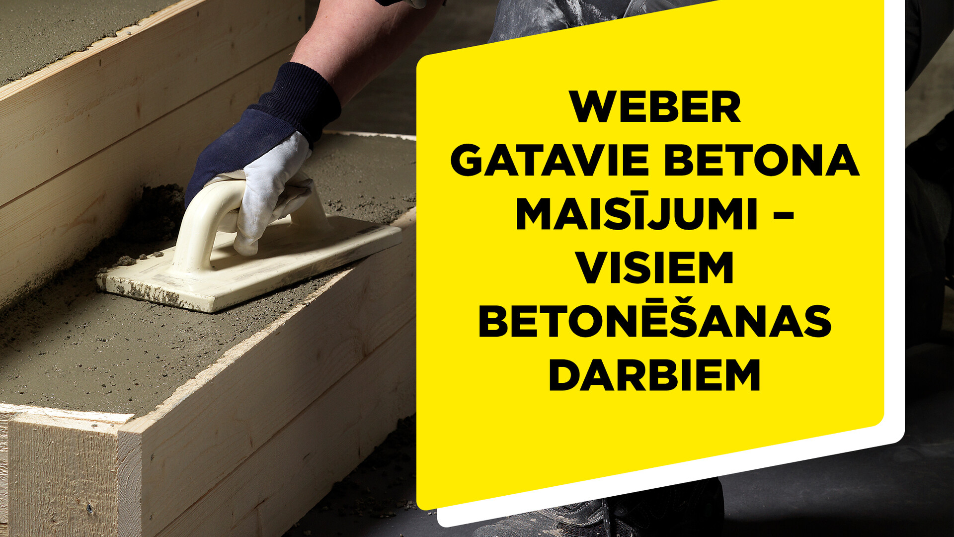 Weber seminārs par betoniem