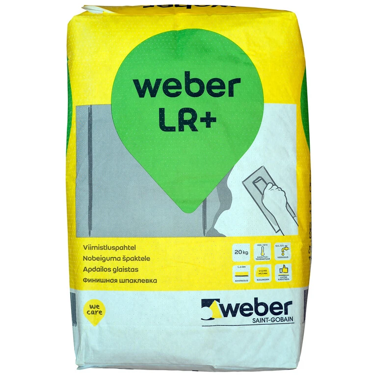 nobeiguma špaktele weber LR+
