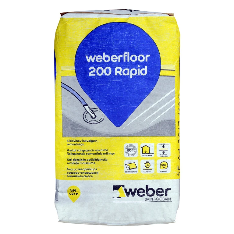 pašizlīdzinošā java grīdām weberfloor 200 Rapid