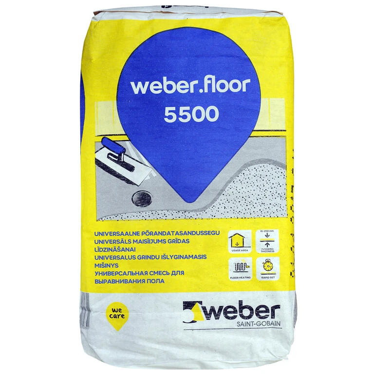 grīdas līdzinātājs weber.floor 5500