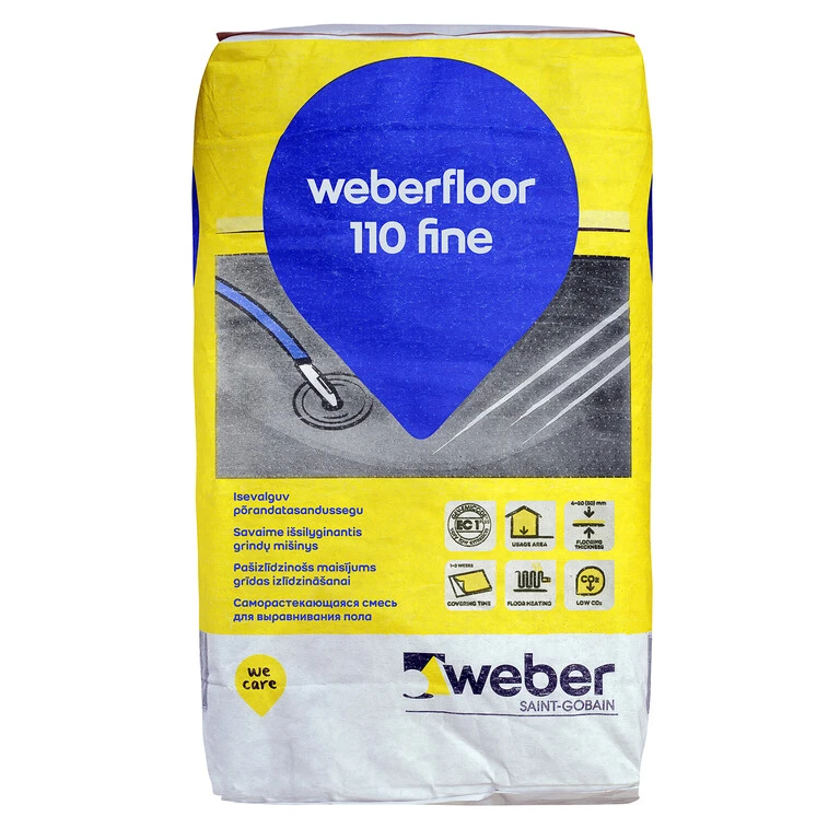 pašizlīdzinošā java grīdām weberfloor 110 Fine